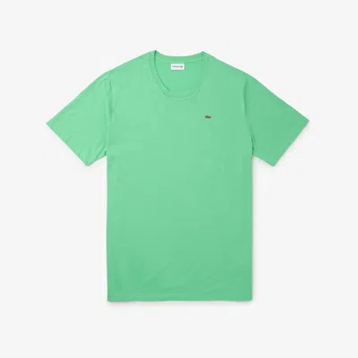 Lacoste Men's Tall Fit Pima Cotton Jersey T-shirt - L Tall In Green