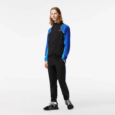 Lacoste Menâs Tennis High-neck Sweatsuit - 3xl - 8 In Black