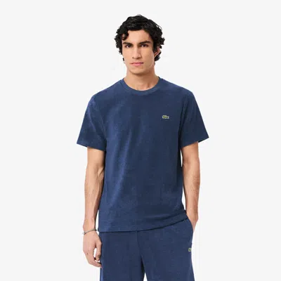Lacoste Men's Terry T-shirt - 4xl - 9 In Blue