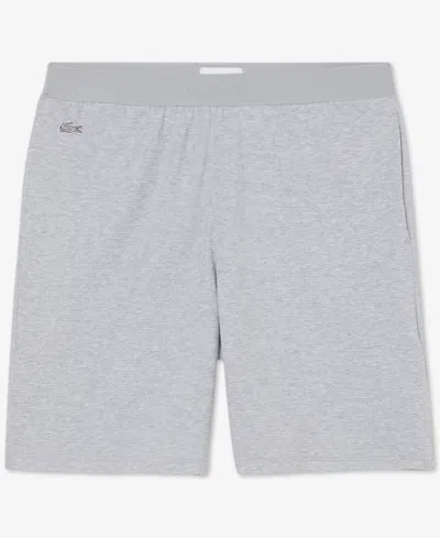 Lacoste Men's Thermal Pajama Shorts In Gray