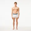 Lacoste Men's Trunks 3-pack In Black