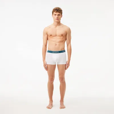 Lacoste Men's Trunks 3-pack In Black
