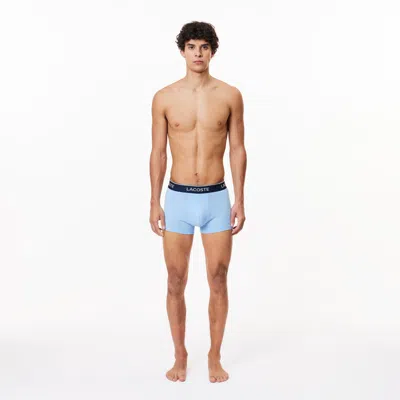 Lacoste Men's Trunks 3-pack - Xl In Blue