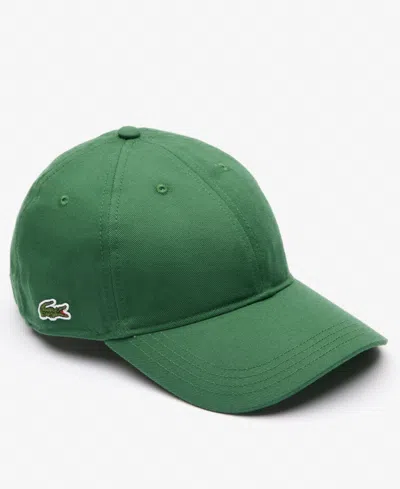 Lacoste Men's Twill Cap In Metallic
