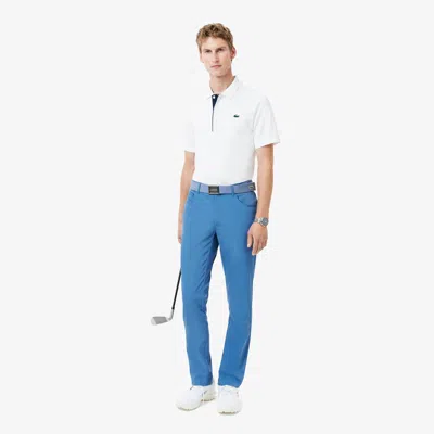 Lacoste Men's Ultra Dry Slim Fit Golf Pants - 36 In Blue