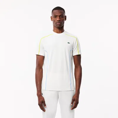 Lacoste Men's Ultra Dry Piqué Tennis T-shirt - 3xl - 8 In White