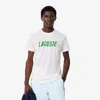 Lacoste Ultra Dry Printed T-shirt In White