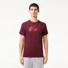 Lacoste Ultra-dry Xxl Logo Sport T-shirt - 4xl - 9 In Red