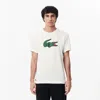 Lacoste Sport Ultra-dry Croc Print T-shirt  - L - 5 In White