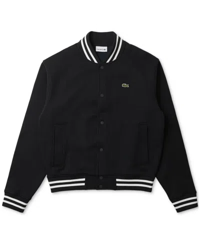 Lacoste Men's Varsity Jacket In Black