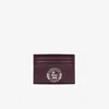 Lacoste Men's Vintage Logo Fg Leather Card Holder - One Size In Brown