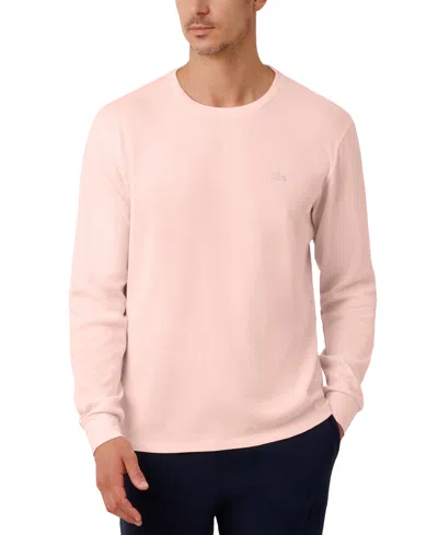 Lacoste Men's Waffle-knit Thermal Sleep Shirt In Animal Print