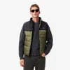 Lacoste Men's Water-repellent Puffer Vest - 48 - S/m In Green