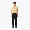 Lacoste T-shirts And Polos Beige In Black