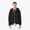 Lacoste Men's Waterproof Windproof Hooded Parka - 60 - Xl/2xl In Black