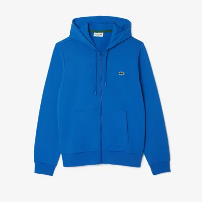 Lacoste Zip Up Hoodie - 3xl - 8 In Blue