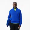 Lacoste Man Turtleneck Bright Blue Size 6 Wool In Blue