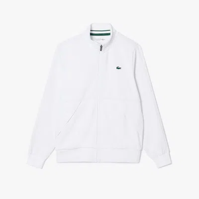 Lacoste Zipped Sport Sweatshirt - 3xl - 8 In White