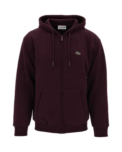 Lacoste Men's Zip-up Hoodie In Oxalis