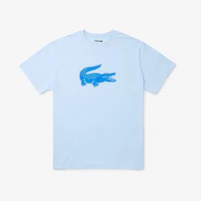 Lacoste Menâs Sport Big Fit Breathable Logo T-shirt - 2xl Big In Blue