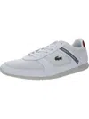 LACOSTE MENERVA MENS FAUX LEATHER LOW TOP CASUAL AND FASHION SNEAKERS