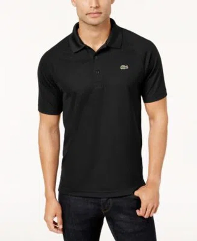 Lacoste Mens Classic Fit Cotton Short Sleeve Polo In 031 - Black