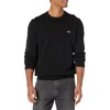 Lacoste Man Sweater Midnight Blue Size L Cashmere, Wool In Black