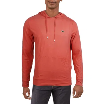 Lacoste Mens Cotton Long Sleeve Hoodie