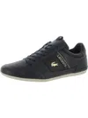 LACOSTE MENS LEATHER LOW TOP CASUAL SHOES