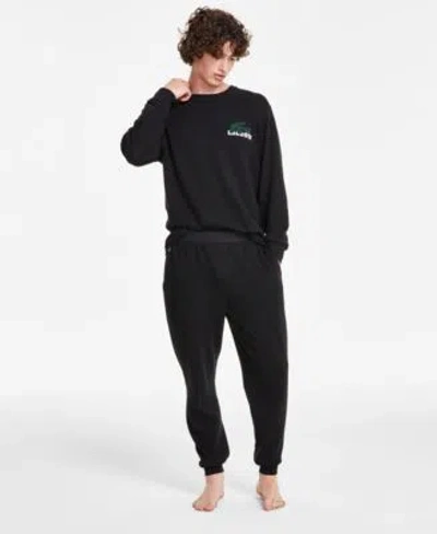 Lacoste Mens Logo Sweatshirt Sweatpants Sold Seperates In Black