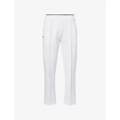 Lacoste Mens White Tennis Heritage Jersey Tracksuit Bottoms Xl