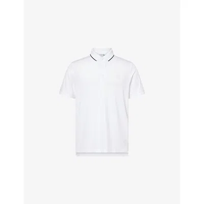 Lacoste Mens White Tennis Heritage Ultra Dry Stretch-jersey Polo Shirt Xxl