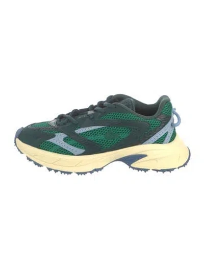 Pre-owned Lacoste Mesh Athletic Sneakers In Blue