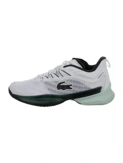 Pre-owned Lacoste Mesh Athletic Sneakers In Green