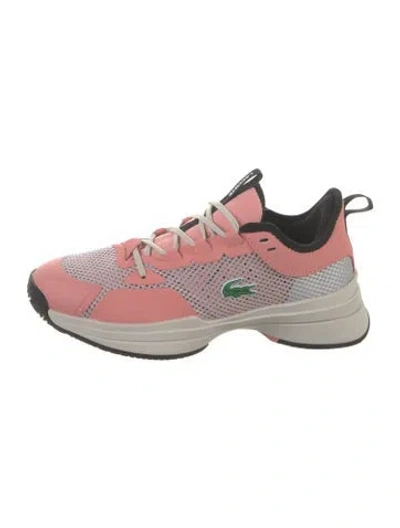 Pre-owned Lacoste Mesh Athletic Sneakers In Pink