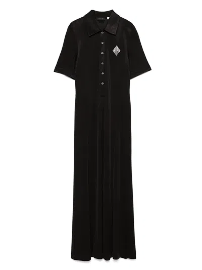 Lacoste Mesh Midi Dress