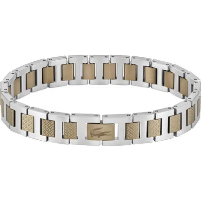 Lacoste Metropole Bracelet In Metallic