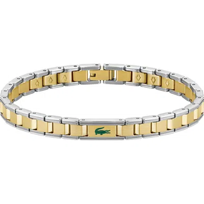 Lacoste Metropole Edge Bracelet In Gold