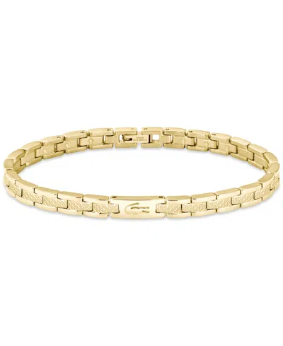 Lacoste Metropole H-link Bracelet In Gold