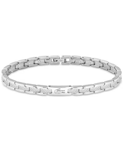Lacoste Metropole H-link Bracelet In Silver