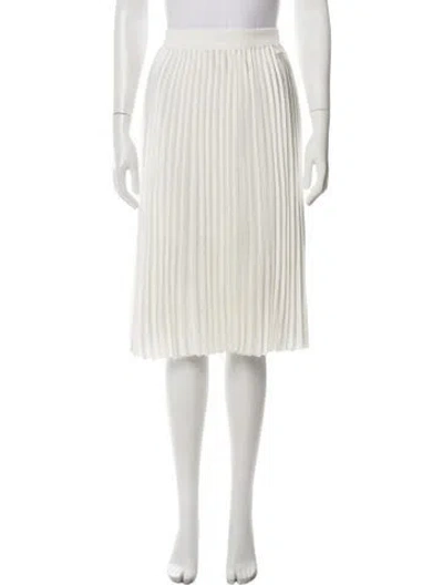 Pre-owned Lacoste Midi Length Skirt W/ Tags In Neutrals
