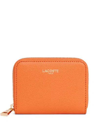 Lacoste Mini Champs-élysées Wallet In Orange
