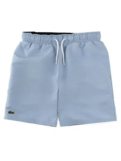 Lacoste Mini Core Swim Shorts For Kids In Yellow