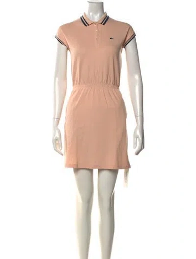 Pre-owned Lacoste Mini Dress In Pink