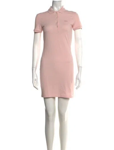 Pre-owned Lacoste Mini Dress In Pink