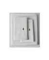 Lacoste Mini Geo Logo 200-thread Count Cotton 3-pc. Sheet Set, Twin In Gray
