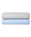 Lacoste Mini Geo Logo Cotton Sheet Set In Multi