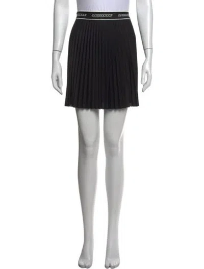 Pre-owned Lacoste Mini Skirt In Black
