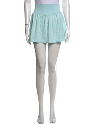 Pre-owned Lacoste Mini Skirt In Blue