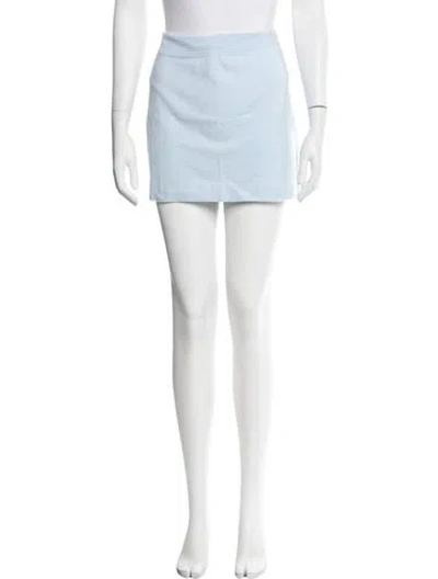 Pre-owned Lacoste Mini Skirt In Blue